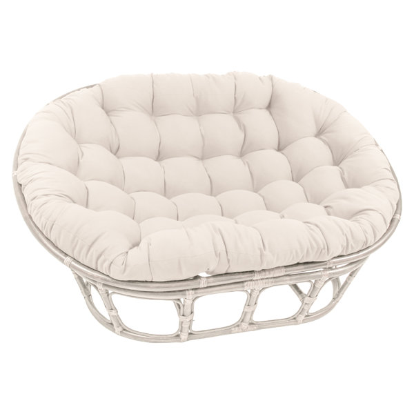World Menagerie Outdoor 8'' Double Papasan Cushion Seat Cushion
